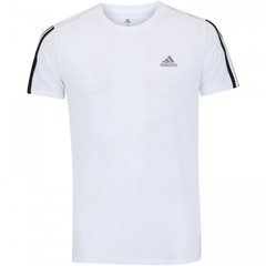 Camiseta adidas Run 3S Tee - Masculina - Foto 1