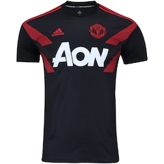 Camisa Pré-Jogo Manchester United 18/19 adidas - Masculina - Foto 1