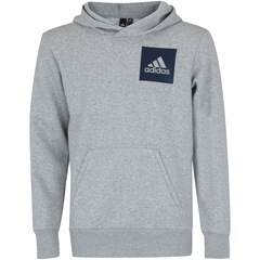 Blusão de Moletom com Capuz adidas Essentials Logo PO - Masculino - Foto 6