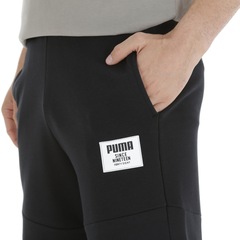 Bermuda de Moletom Puma Rebel Block - Masculina - Foto 4