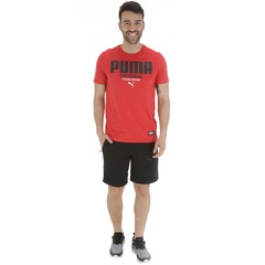 Camiseta Puma Athletics Tee - Masculina - Foto 4
