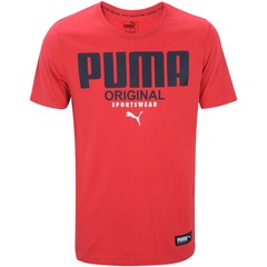 Camiseta Puma Athletics Tee - Masculina - Foto 5