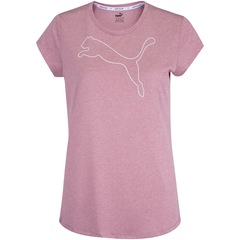Camiseta Puma Elevated Ess Cat Heather - Feminina - Foto 1