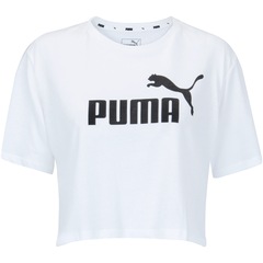 Blusa Cropped Puma Elevated Essentials Tee - Feminina - Foto 6