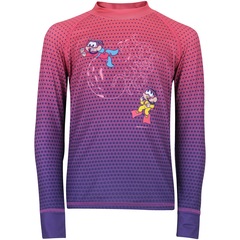 Camiseta Manga Longa com Proteção Solar UV Oxer Turma Da Mônica Feminina - Infantil - Foto 1
