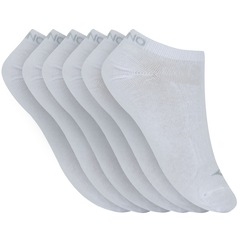 Kit de Meias Invisível Mizuno Soul com 6 Pares - Feminino - Foto 1