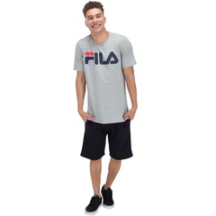 Camiseta Fila Letter - Masculina - Foto 4