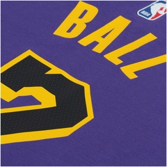 Camiseta Nike NBA Los Angeles Lakers Ball 2 - Masculina - Foto 7