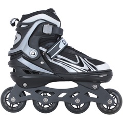 Patins Bel Fix Roller Aluminum 500 - In Line - Fitness - ABEC 9 - Ajustável - Adulto - Foto 2
