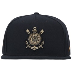 Boné Aba Reta do Corinthians Eterno Nike - Strapback - Adulto - Foto 1