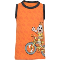 Camiseta Regata Oxer Cascão - Infantil - Foto 1