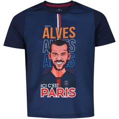 Camiseta PSG Dani Alves Bomache - Infantil - Foto 1
