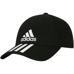 Boné Aba Curva adidas Essentials 3S Cotton - Strapback - Adulto - Foto 1