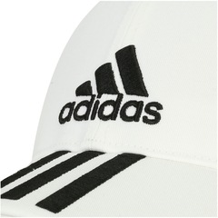 Boné Aba Curva adidas Essentials 3S Cotton - Strapback - Adulto - Foto 4
