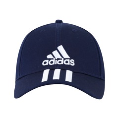 Boné Aba Curva adidas Essentials 3S Cotton - Strapback - Adulto - Foto 3