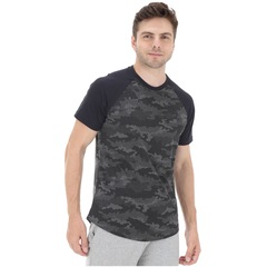 Camiseta Fila Sports Camo Raglan - Masculina - Foto 2