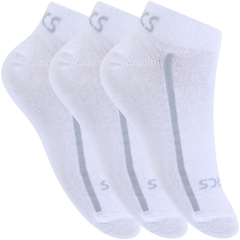 Kit de Meias Asics Soft Cotton com 3 Pares - Adulto - Foto 1