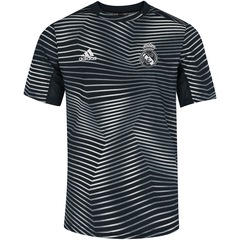 Camisa Pré-Jogo Real Madrid I 19/20 adidas - Infantil - Foto 1