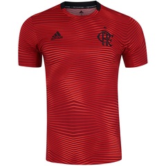 Camisa Pré-Jogo do Flamengo 2019 adidas - Masculina - Foto 1