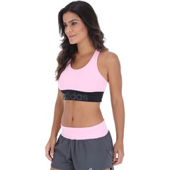 Top Fitness adidas D2M Logo Bra - Adulto - Foto 3