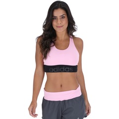 Top Fitness adidas D2M Logo Bra - Adulto - Foto 2