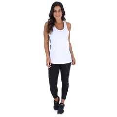 Camiseta Regata adidas Design To Move D2M 3-Stripes Tank - Feminina - Foto 4