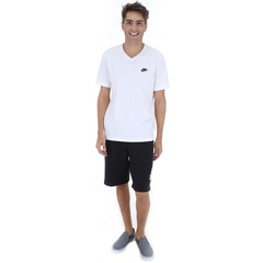 Camiseta Nike Club Vneck - Masculina - Foto 5