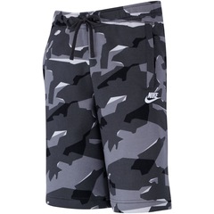 Bermuda de Moletom Nike Camo BB - Masculina - Foto 5
