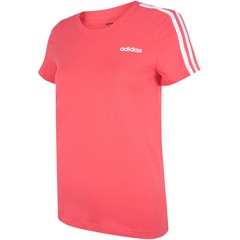 Camiseta adidas Essentials 3S Slim - Feminina - Foto 3