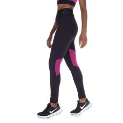 Calça Legging Oxer Recorte Mesh - Feminina - Foto 4