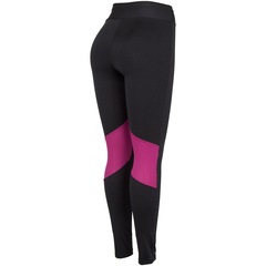 Calça Legging Oxer Recorte Mesh - Feminina - Foto 6