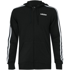 Jaqueta de Moletom com Capuz adidas 3S FZ French Terry - Masculina - Foto 5