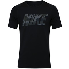 Camiseta Nike Pro Top SS Fttd 2L Camo - Masculina - Foto 5