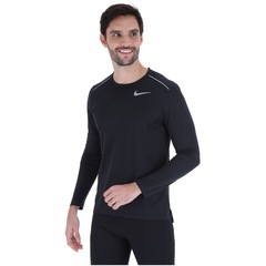 Camiseta Manga Longa Nike Dry Miler - Masculina - Foto 2