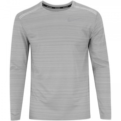 Camiseta Manga Longa Nike Dry Miler - Masculina - Foto 4