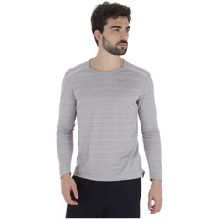 Camiseta Manga Longa Nike Dry Miler - Masculina - Foto 1