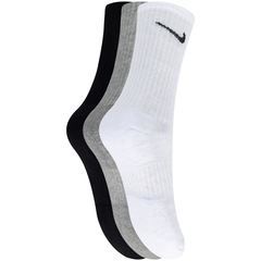Kit de Meias Nike Everyday Cushioned Crew Cano Alto Unissex - Foto 2