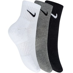 Kit de Meias Nike Everyday Cushion Ankle com 3 Pares - Adulto - Foto 2