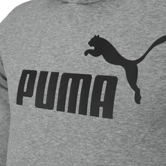 Blusão de Moletom com Capuz Puma Ess Hoody FL Big Logo - Masculino - Foto 3