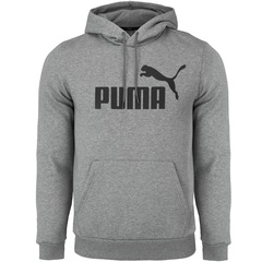 Blusão de Moletom com Capuz Puma Ess Hoody FL Big Logo - Masculino - Foto 1