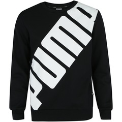 Blusão de Moletom Puma Big Logo Crew - Masculino - Foto 6