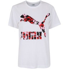 Camiseta Puma Classics Logo - Feminina - Foto 4