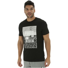 Camiseta Puma Photoprint Skyline - Masculina - Foto 2