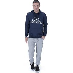 Blusão de Moletom com Capuz Kappa Flogiano - Masculino - Foto 4