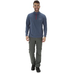 Blusão de Frio Fleece com Proteção Solar UV Columbia Klamath Range II Half Zip - Masculino - Foto 4
