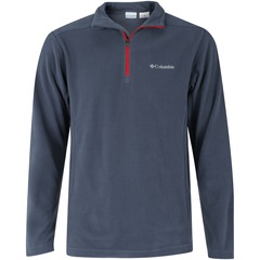 Blusão de Frio Fleece com Proteção Solar UV Columbia Klamath Range II Half Zip - Masculino - Foto 5