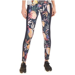 Calça Legging Farm Rio Recorte Lateral Abacaxitos - Feminina - Foto 1