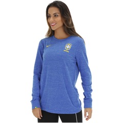 Camiseta Manga Longa da Seleção Brasileira 2019 Nike - Feminina - Foto 2
