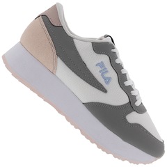 Tênis Fila Euro Jogger Wedge - Feminino - Foto 1