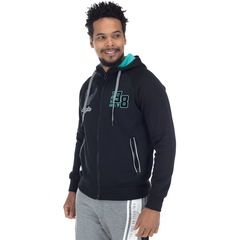 Jaqueta de Moletom com Capuz Fatal Raglan 18226 - Masculina - Foto 2